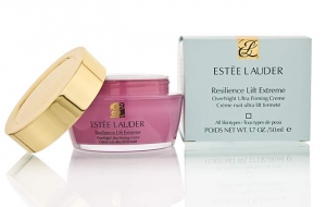 Ночной антивозрастной крем для лица и шеи, Estee Lauder "Resilience Lift Extreme OverNight Ultra Firming Creme", 50 ml. Купить туалетную воду недорого в интернет-магазине.