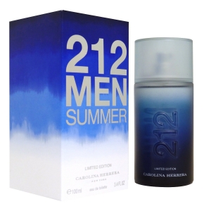 212 Men Summer "Carolina Herrera" 100ml MEN. Купить туалетную воду недорого в интернет-магазине.