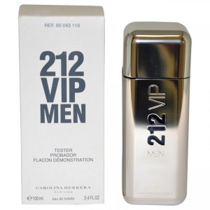 212 VIP MEN "Carolina Herrera" 100ml ТЕСТЕР. Купить туалетную воду недорого в интернет-магазине.