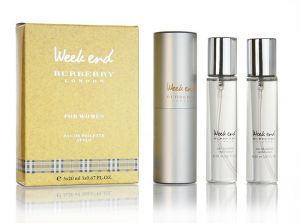 Burberry "Weekend" Twist & Spray 3х20ml women. Купить туалетную воду недорого в интернет-магазине.