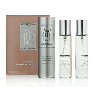 Cerruti "1881 pour Femme" Twist & Spray 3х20ml women. Купить туалетную воду недорого в интернет-магазине.