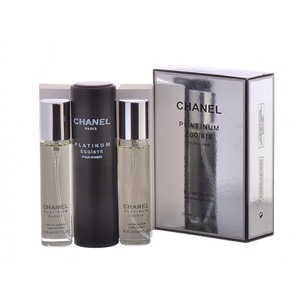 Chanel "Platinum Egoiste" Twist & Spray 3х20ml men. Купить туалетную воду недорого в интернет-магазине.