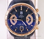 Часы TAG Heuer Grand Carrera (Черный Каучуковый ремешок)