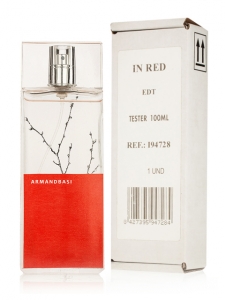 In Red (Armand Basi) 100ml women (ТЕСТЕР Франция). Купить туалетную воду недорого в интернет-магазине.