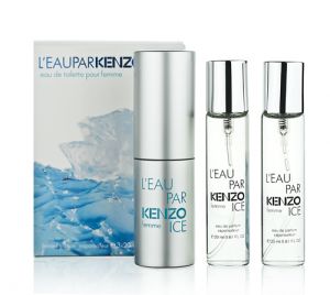 Kenzo "L'Eau Par Kenzo Ice" Twist & Spray 3х20ml women. Купить туалетную воду недорого в интернет-магазине.