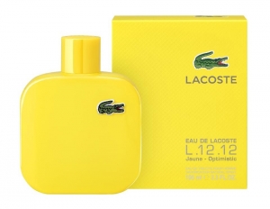 L.12.12 Jaune Optimistic "Lacoste" 100ml MEN. Купить туалетную воду недорого в интернет-магазине.