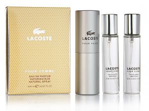 Lacoste "Pour Femme" Twist & Spray 3х20ml women. Купить туалетную воду недорого в интернет-магазине.