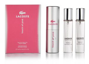 Lacoste "Touch of Pink" Twist & Spray 3х20ml women. Купить туалетную воду недорого в интернет-магазине.