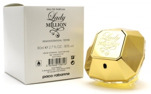 Lady Million (Paco Rabanne) 80ml women (ТЕСТЕР Франция). Купить туалетную воду недорого в интернет-магазине.