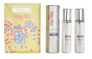 Moschino "Hippy Fizz" Twist & Spray 3х20ml women. Купить туалетную воду недорого в интернет-магазине.