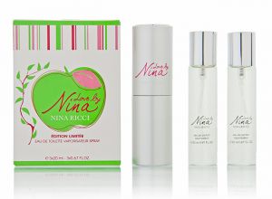 Nina Ricci "Love by Nina" Twist & Spray 3х20ml women. Купить туалетную воду недорого в интернет-магазине.