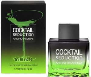 Cocktail Seduction in Black "Antonio Banderas" 100ml MEN. Купить туалетную воду недорого в интернет-магазине.