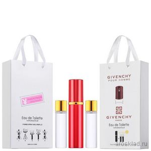 Купить духи Givenchy Pour Homme Edt Духи С Феромонами 3*15 + 2 запаски, общий объем 45 мл