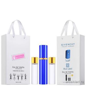 Купить духи Givenchy Pour Homme Blue Label Edt Духи С Феромонами 3*15 + 2 запаски, общий объем 45 мл