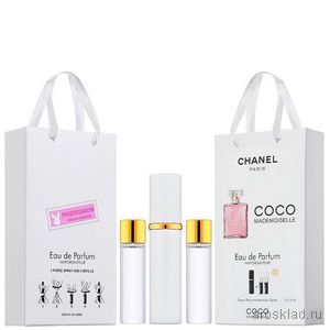 Купить духи Coco Mademoiselle Chanel Духи С Феромонами 3*15 + 2 запаски, общий объем 45 мл
