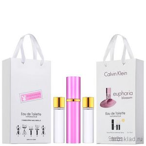 Купить духи Calvin Klein Euphoria Blossom Духи С Феромонами 3*15 + 2 запаски, общий объем 45 мл
