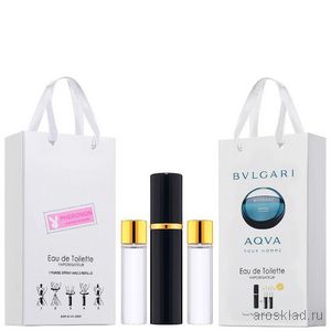 Купить духи Bvlgari Aqva Pour Homme Духи С Феромонами 3*15 + 2 запаски, общий объем 45 мл
