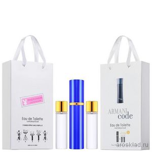 Купить духи Armani Code Edt Духи С Феромонами 3*15 + 2 запаски, общий объем 45 мл