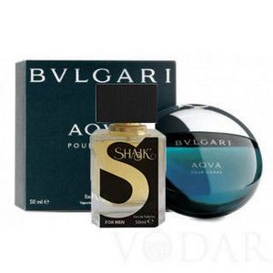 Tуалетная вода для мужчин SHAIK 15 ( идентичен Bvlgari Aqua) 50 ml. Купить туалетную воду недорого в интернет-магазине.