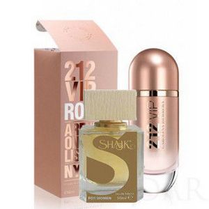 Tуалетная вода для женщин SHAIK 28 (идентичен Carolina Herrera 212 VIP Rose) 50 ml. Купить туалетную воду недорого в интернет-магазине.